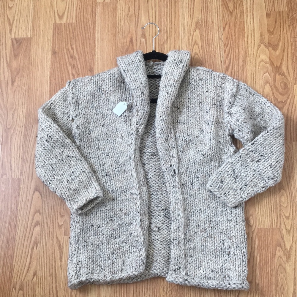 Handmade knit sweater